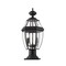 Z-Lite Westover 2 Light Outdoor Pier Mounted Fixture, Black & Clear Beveled 580PHM-533PM-BK - alternate 3